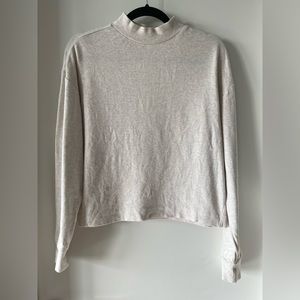 Small Heather Cream Frank and Oak Sweater